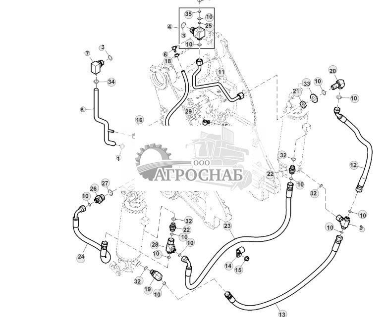 Линии подъемного цилиндра, цилиндры двухстороннего действия - ST372158 632.jpg